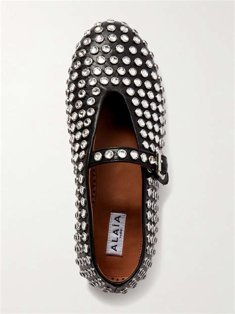 alaia ballet flat shoes.